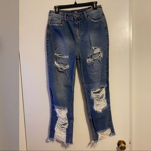 New Distressed Jeans